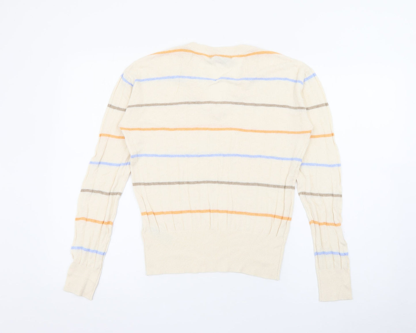 Womens UK Size S Marks and Spencer Beige Pullover Jumper