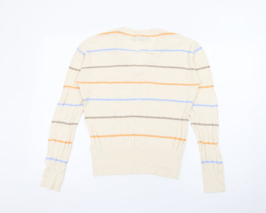 Womens UK Size S Marks and Spencer Beige Pullover Jumper