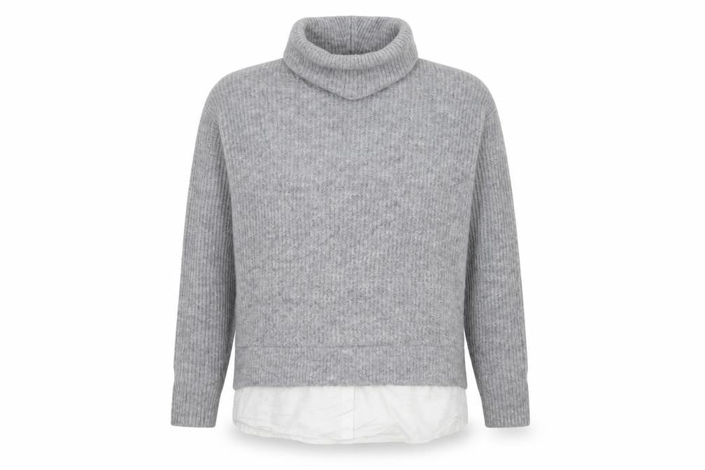 Womens UK Size S New Look Grey Pullover Jumper