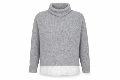 Womens UK Size S New Look Grey Pullover Jumper