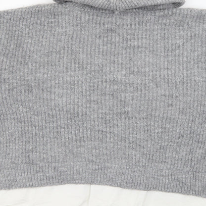 Womens UK Size S New Look Grey Pullover Jumper