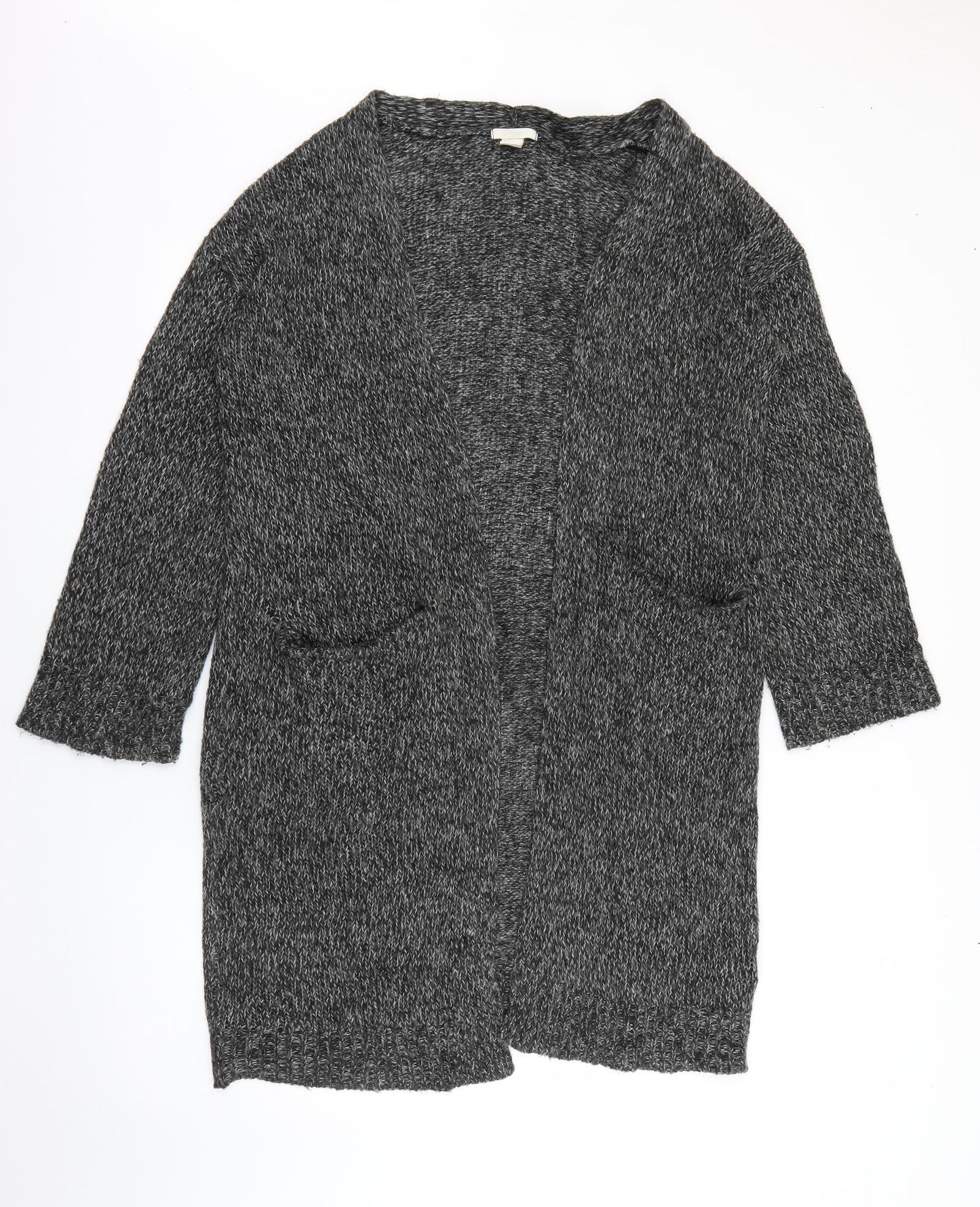 Womens UK Size S H&M Grey Cardigan Jumper