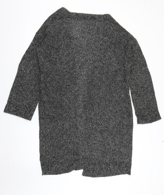 Womens UK Size S H&M Grey Cardigan Jumper