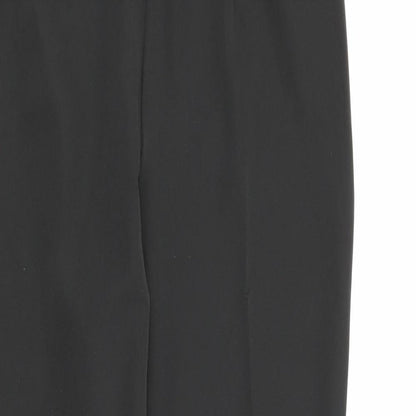Fair Lady Womens Black  Polyester Trousers  Size 30 in L26 in Regular Zip