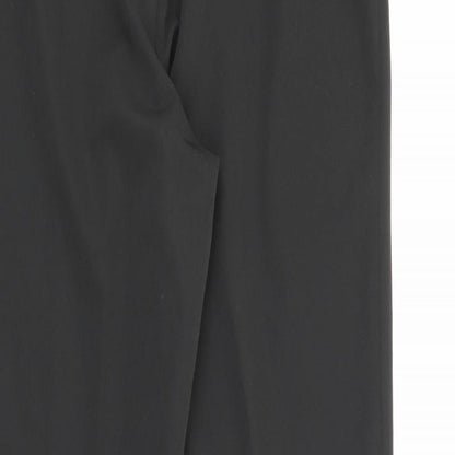 Fair Lady Womens Black  Polyester Trousers  Size 30 in L26 in Regular Zip