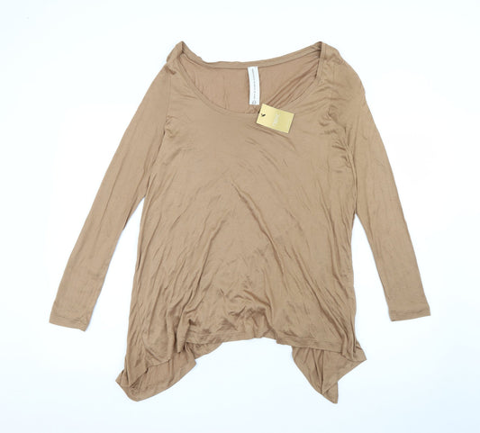 Womens UK Size 10 NEXT Brown Pullover Jumper