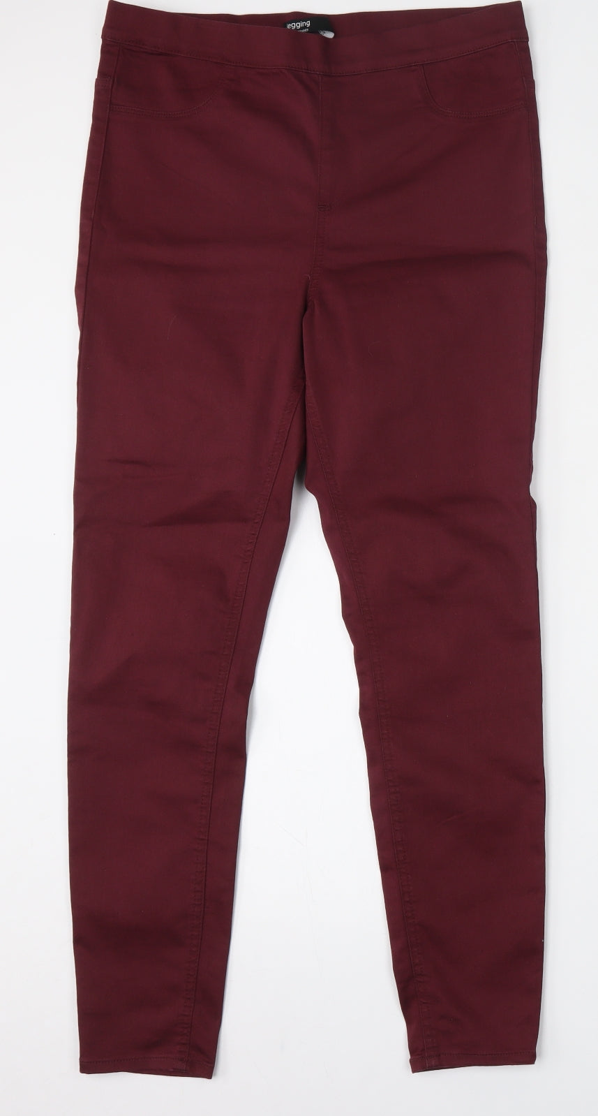 Dunnes Stores Womens Purple  Cotton Jegging Jeans Size 14 L30 in Regular