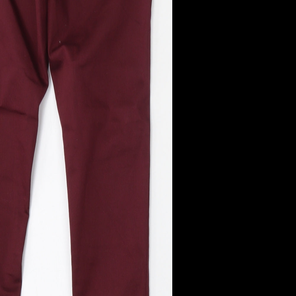 Dunnes Stores Womens Purple  Cotton Jegging Jeans Size 14 L30 in Regular