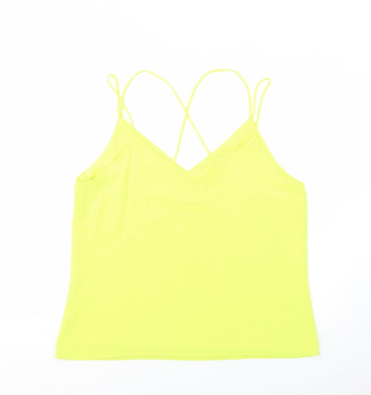 F&F Womens Green  Polyester Camisole Blouse Size 18 V-Neck