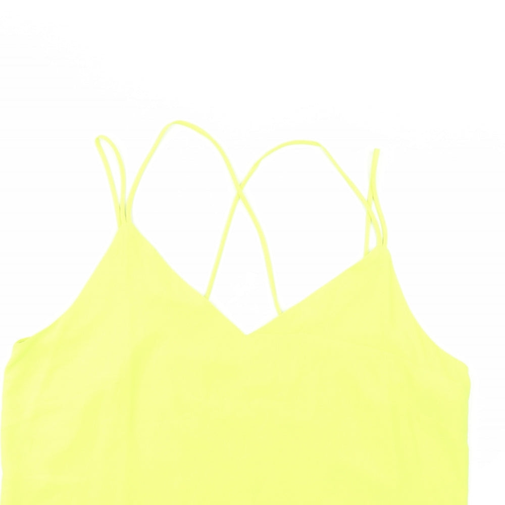 F&F Womens Green  Polyester Camisole Blouse Size 18 V-Neck