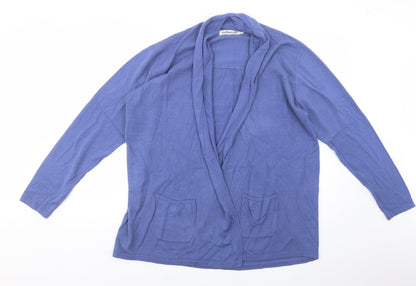 Womens UK Size XL Cashmasoft Blue Cardigan Jumper