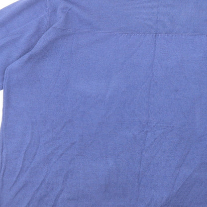 Womens UK Size XL Cashmasoft Blue Cardigan Jumper
