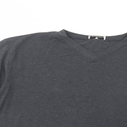 Nicole  Marciano Womens Grey  Cotton Tunic T-Shirt Size XL V-Neck