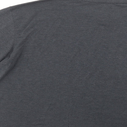 Nicole  Marciano Womens Grey  Cotton Tunic T-Shirt Size XL V-Neck