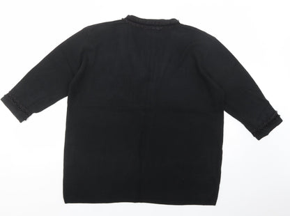 Womens UK Size XL Cashmasoft Black Pullover Jumper