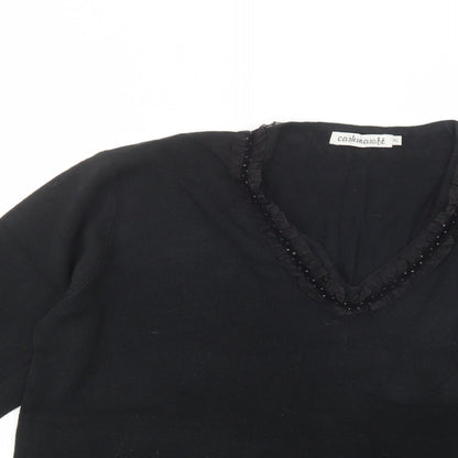 Womens UK Size XL Cashmasoft Black Pullover Jumper