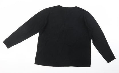 Womens UK Size XL Cashmasoft Black Pullover Jumper