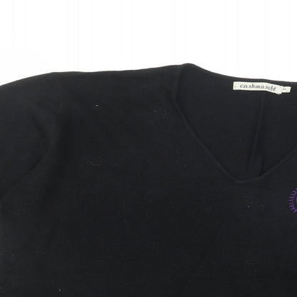 Womens UK Size XL Cashmasoft Black Pullover Jumper