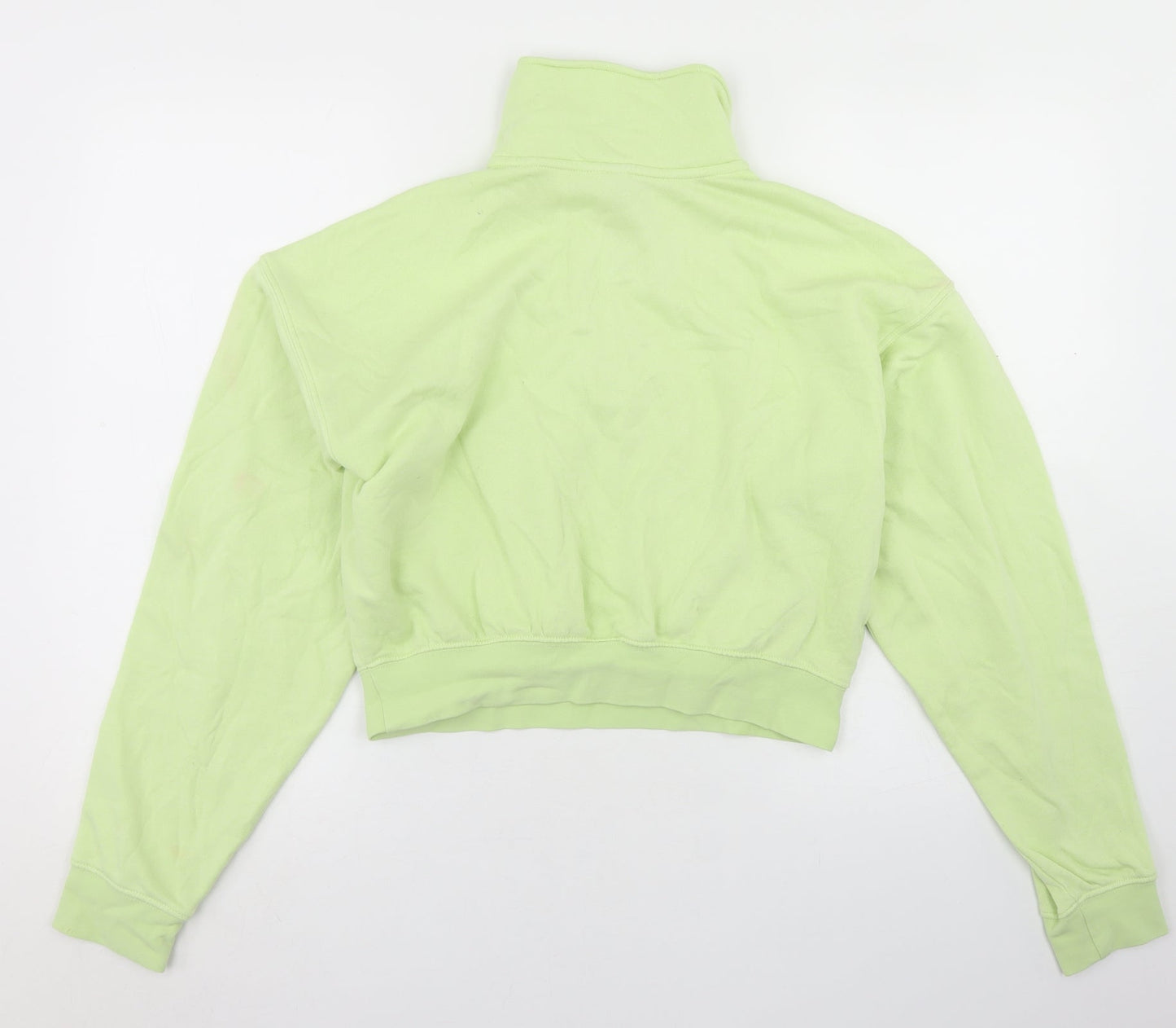 Divided Womens Green  Cotton Pullover Sweatshirt Size S   - cropped