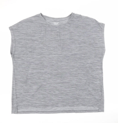 Dunnes Womens Grey  Polyester Basic Tank Size XL Round Neck