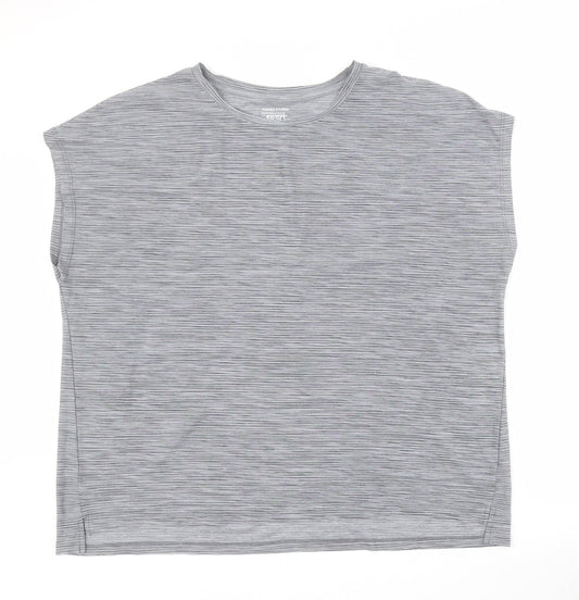 Dunnes Womens Grey  Polyester Basic Tank Size XL Round Neck