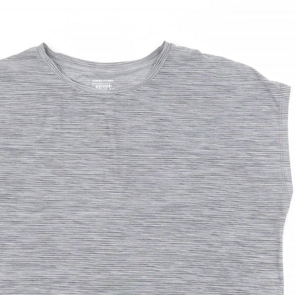 Dunnes Womens Grey  Polyester Basic Tank Size XL Round Neck
