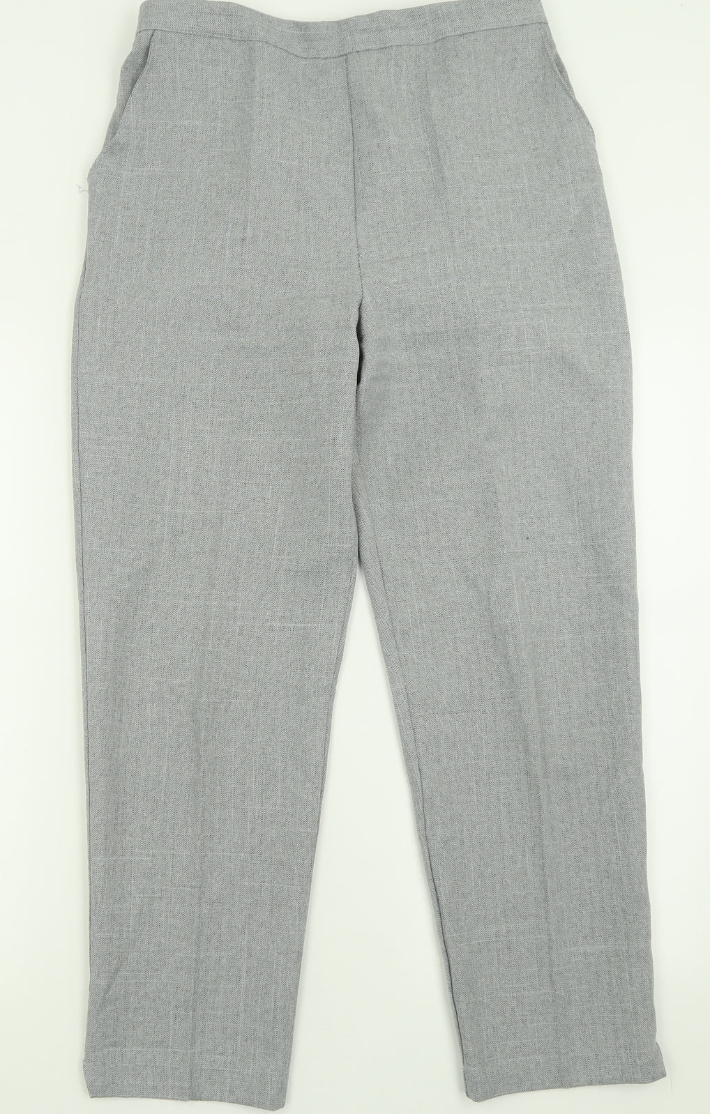 Autonomy Womens Grey  Polyester Trousers  Size 14 L27 in Regular