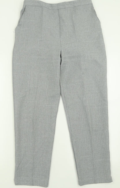 Autonomy Womens Grey  Polyester Trousers  Size 14 L27 in Regular