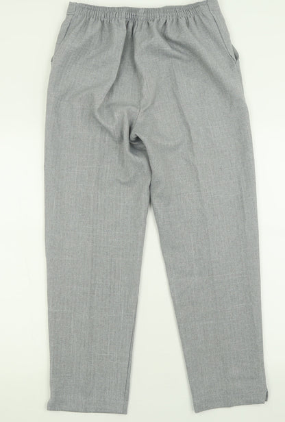 Autonomy Womens Grey  Polyester Trousers  Size 14 L27 in Regular