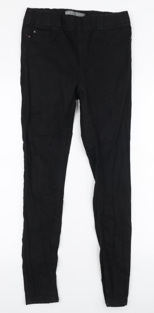 Denim & Co Womens Black  Cotton Jegging Jeans Size 10 L28 in Slim