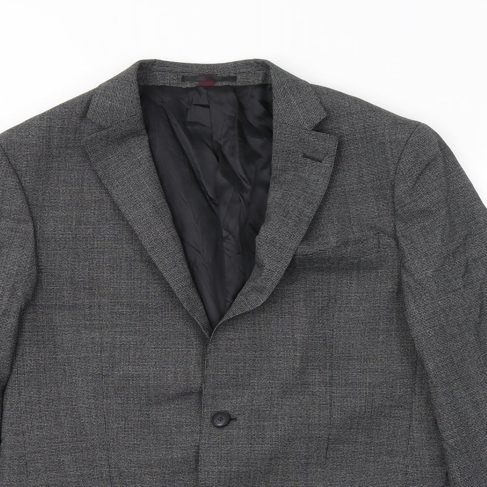 Mens UK Size L Marks and Spencer Regular Grey Suit Jacket