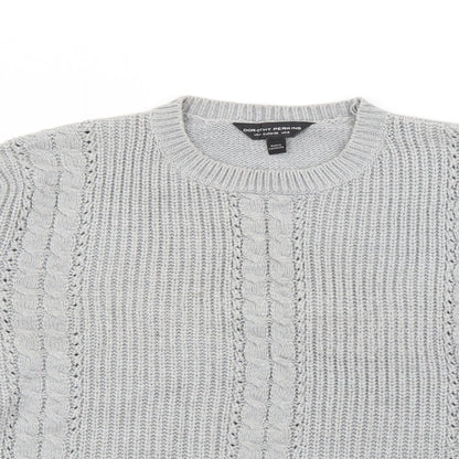 Womens UK Size 8 Dorothy Perkins Grey Pullover Jumper
