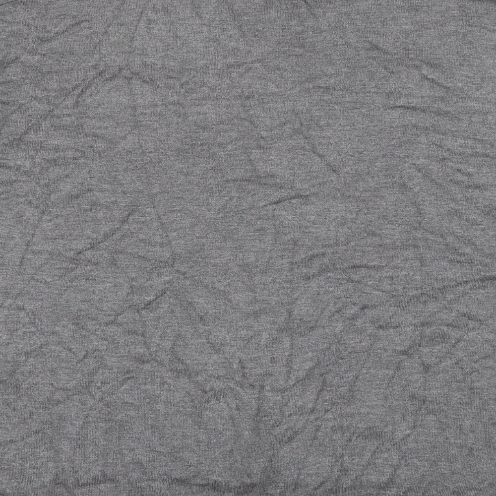 F&F Womens Grey High Neck  Viscose Pullover Jumper Size 14