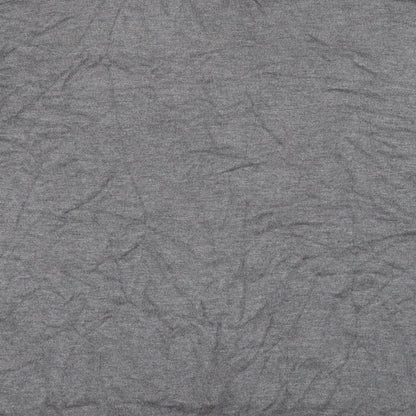 F&F Womens Grey High Neck  Viscose Pullover Jumper Size 14