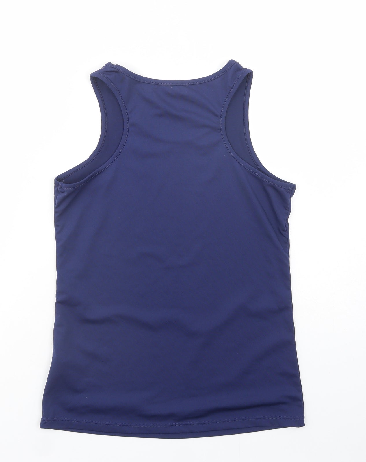 Womens UK Size S Dunnes Stores Blue Basic Tank