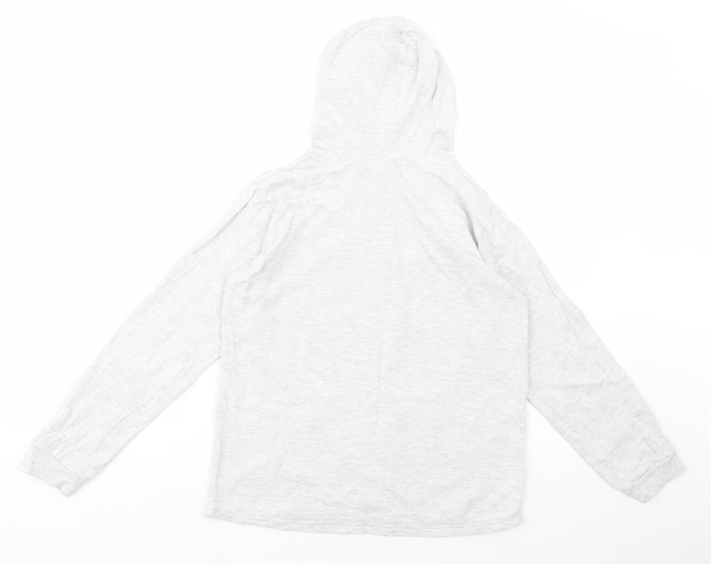 Peacocks Girls Grey  Cotton Pullover Hoodie Size 12-13 Years  Pullover - Sweet Dreams