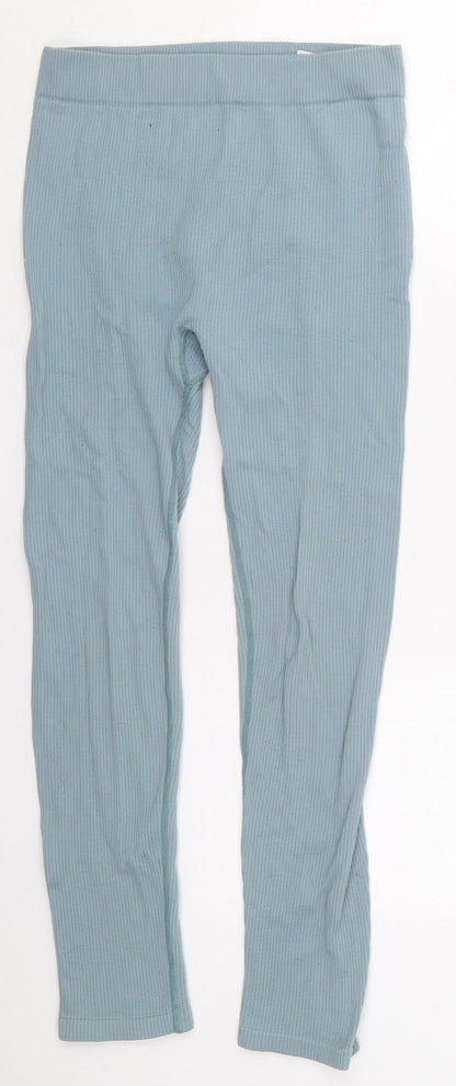 Dunnes Womens Blue  Nylon Compression Leggings Size M L24 in Regular