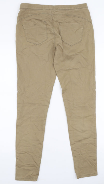 Womens UK Size 12 Denim Co Slim Fit Jegging Brown Jeans