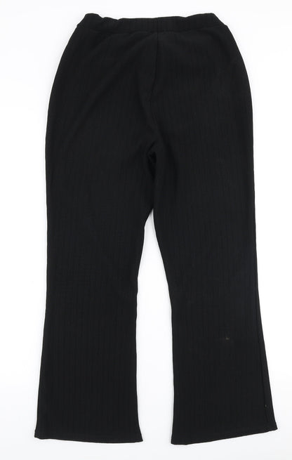 Womens UK Size 14 Papaya Regular Fit Dress Pants Black Trousers