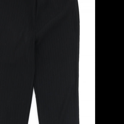 Womens UK Size 14 Papaya Regular Fit Dress Pants Black Trousers