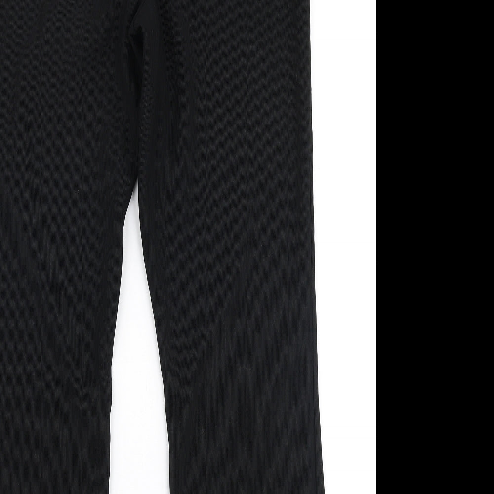 Womens UK Size 14 Papaya Regular Fit Dress Pants Black Trousers
