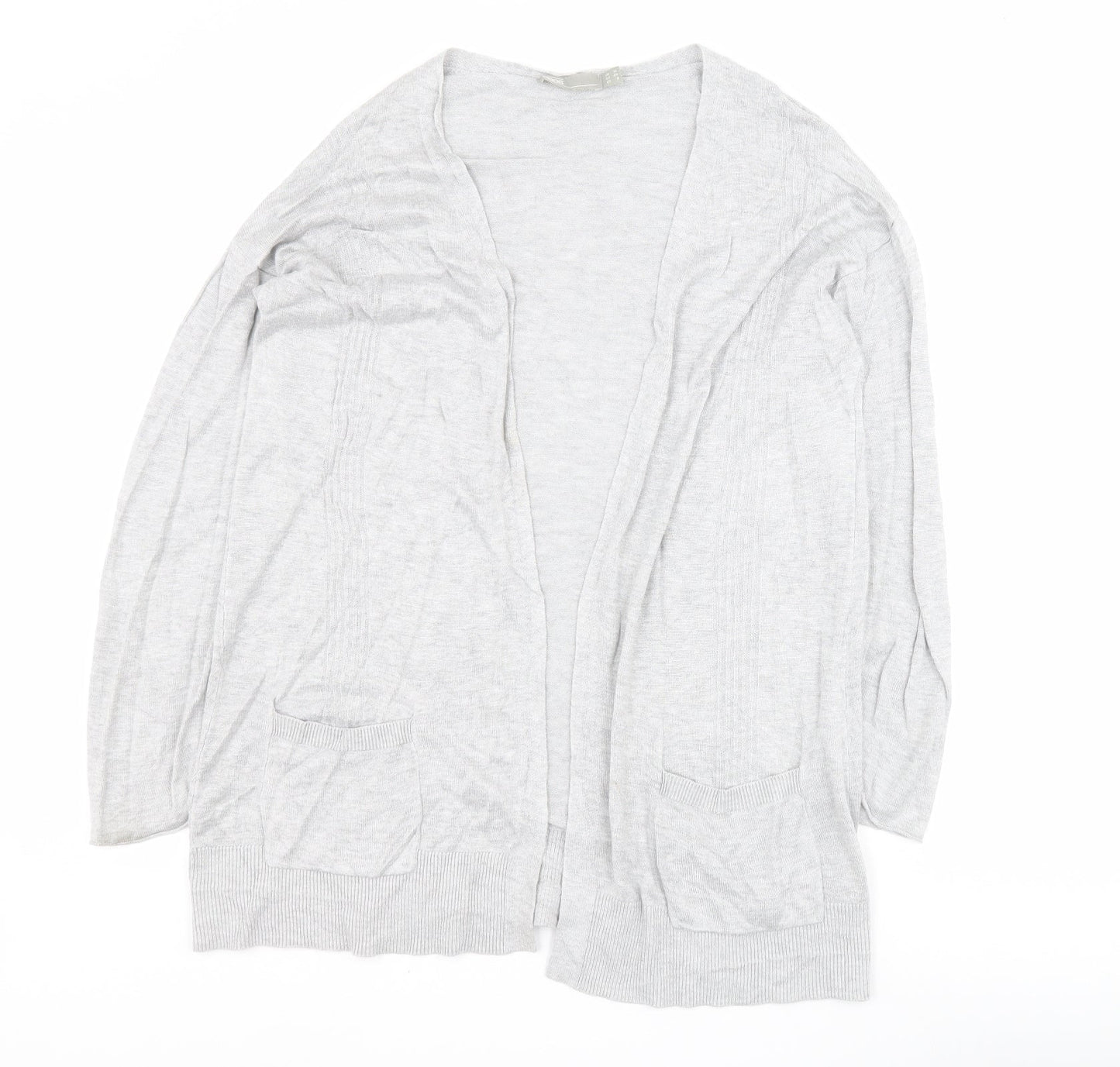 Womens UK Size 12 ASOS Grey Cardigan Jumper