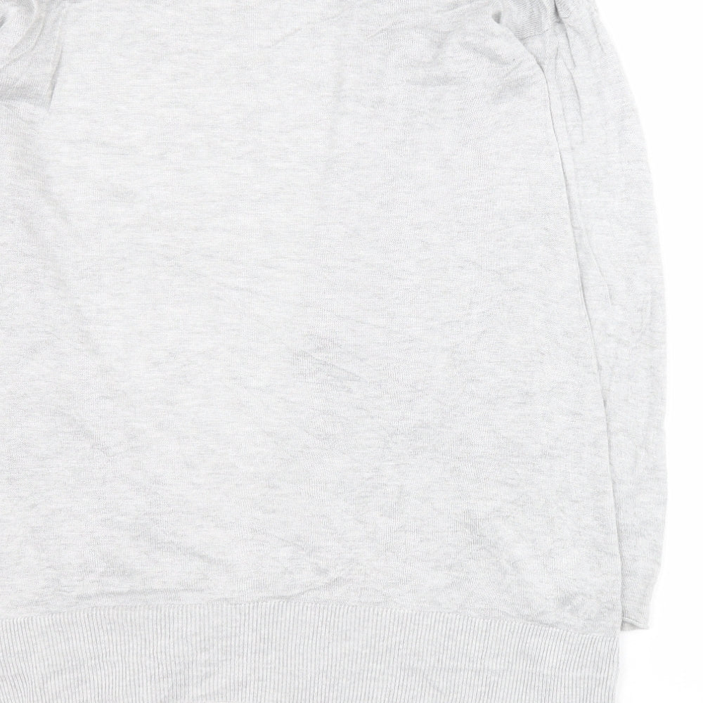 Womens UK Size 12 ASOS Grey Cardigan Jumper