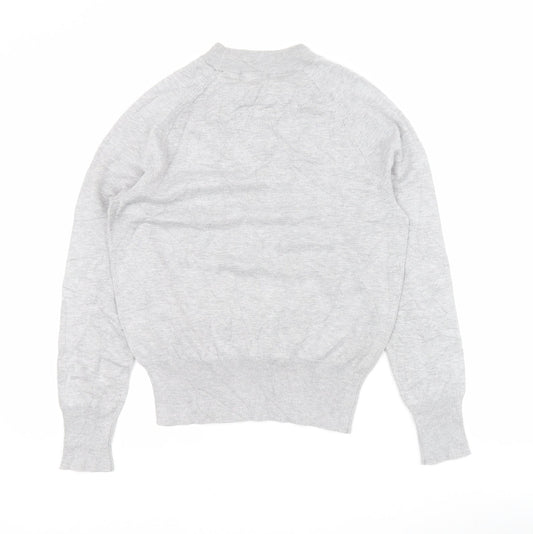 Womens UK Size XS H&M Grey Pullover Jumper