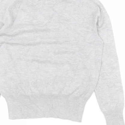 Womens UK Size XS H&M Grey Pullover Jumper