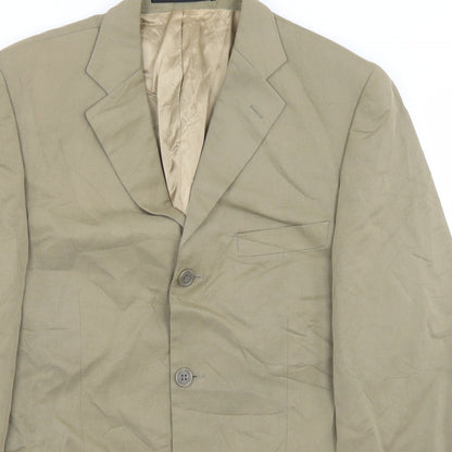 Mens UK Size 38 Marks and Spencer Regular Beige Suit Jacket