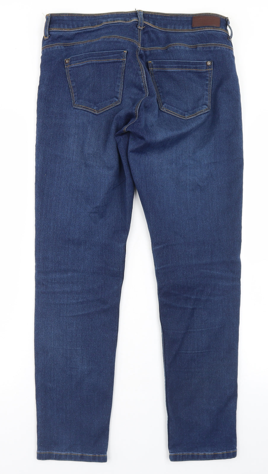 Only Womens Blue  Cotton Skinny Jeans Size 32 in L28 in Regular Button