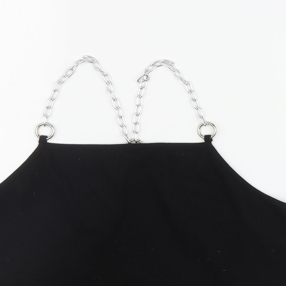 SheIn Womens Black  Polyester Camisole Tank Size 4XL Square Neck