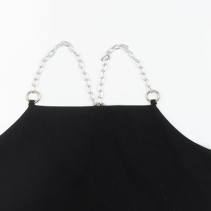 SheIn Womens Black  Polyester Camisole Tank Size 4XL Square Neck