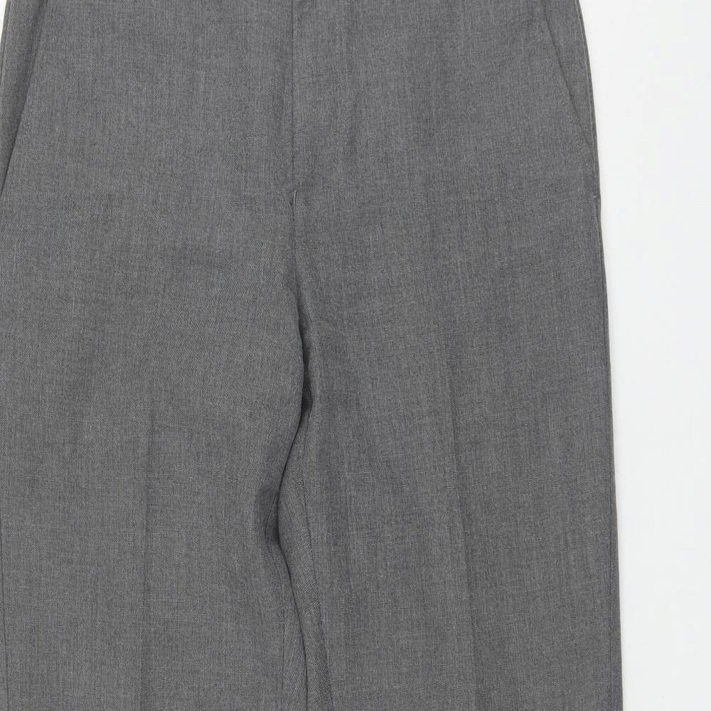 Burton Mens Grey  Polyester Trousers  Size 32 in L33 in Regular Zip
